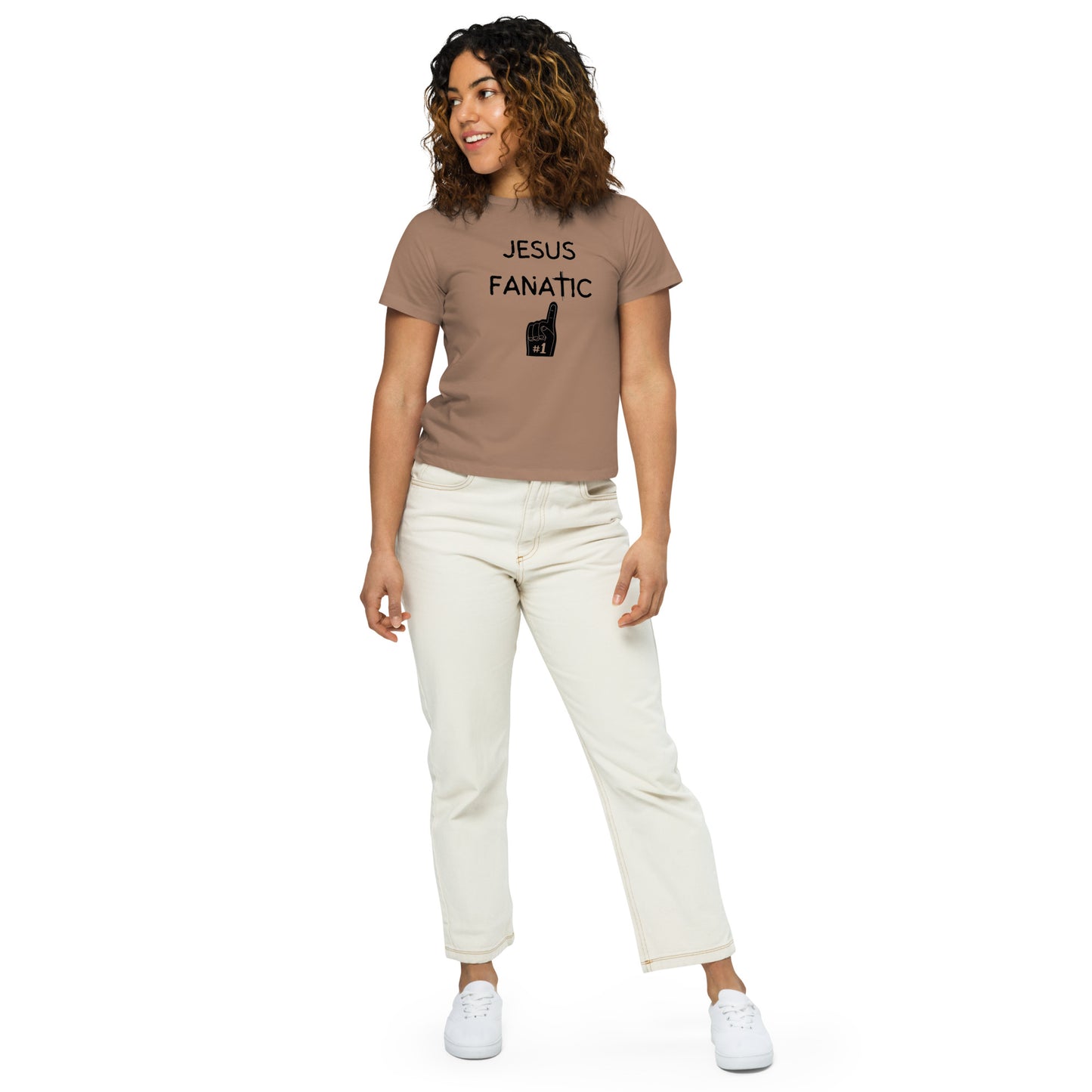 Women’s high-waisted t-shirt