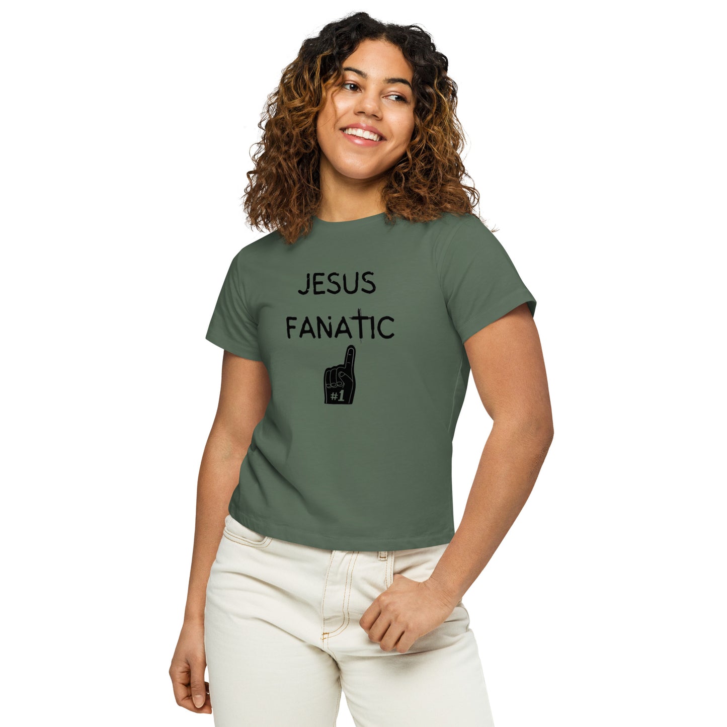 Women’s high-waisted t-shirt